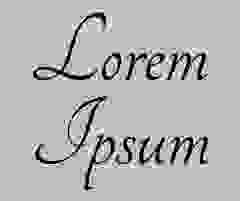 Highly compressed JPG image of the words Lorem Ipsum, displaying noticable edge-halos